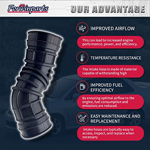Forwinparts 13881-54G40 Air Intake Hose for 2004 2005 2006 2007 Suzuki Aerio 2.3L L4 1388154G40
