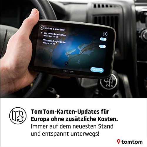 Tomtom Camping Navi GO Camper Tour (6 Zoll Display, Sonderziele für Wohnmobil- und Wohnwagen,...