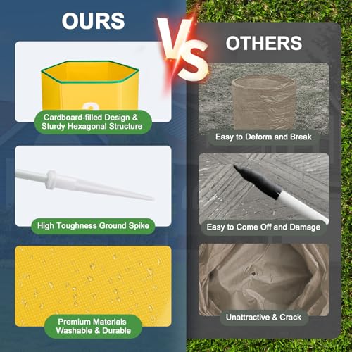 Golf Bucket Game 6 Holes,Golf Yard Games for Adults and Family,Golf Backyard Game for Outdoor Indoor, Golf Practice Game-Portable Golf Course Play Lawn,Park,Beach,Yard,Golf Gifts for Christmas