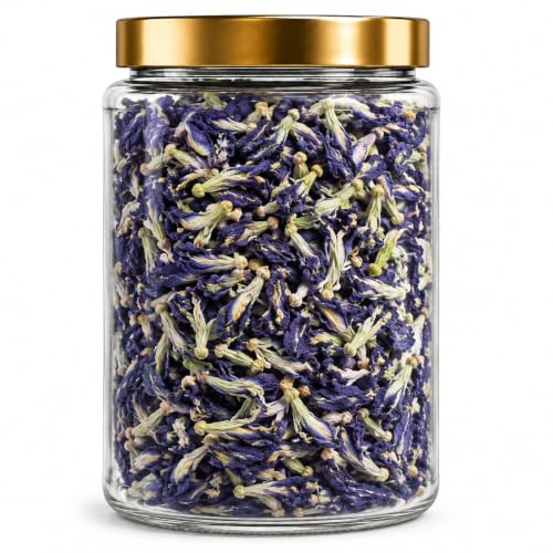 Image of Saara HERBAL FRESH Organic Blue Pea Flower 50g | Butterfly Pea Flower Tea, Aprajita | Sangu Poovu