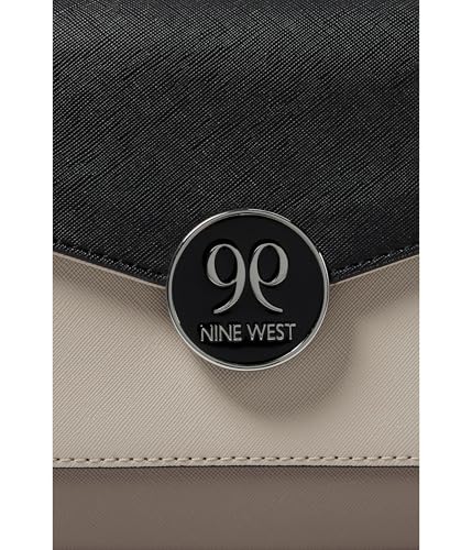 Nine West Natala Top Handle Flap, Greystone Multi3