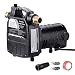 EXTRAUP 115Volt 1/2HP 1500 GPH Heavy Duty High Pressure Cast Iron Casing Water Transfer Utility Pump With Brass Connectors and Suction Stainer
