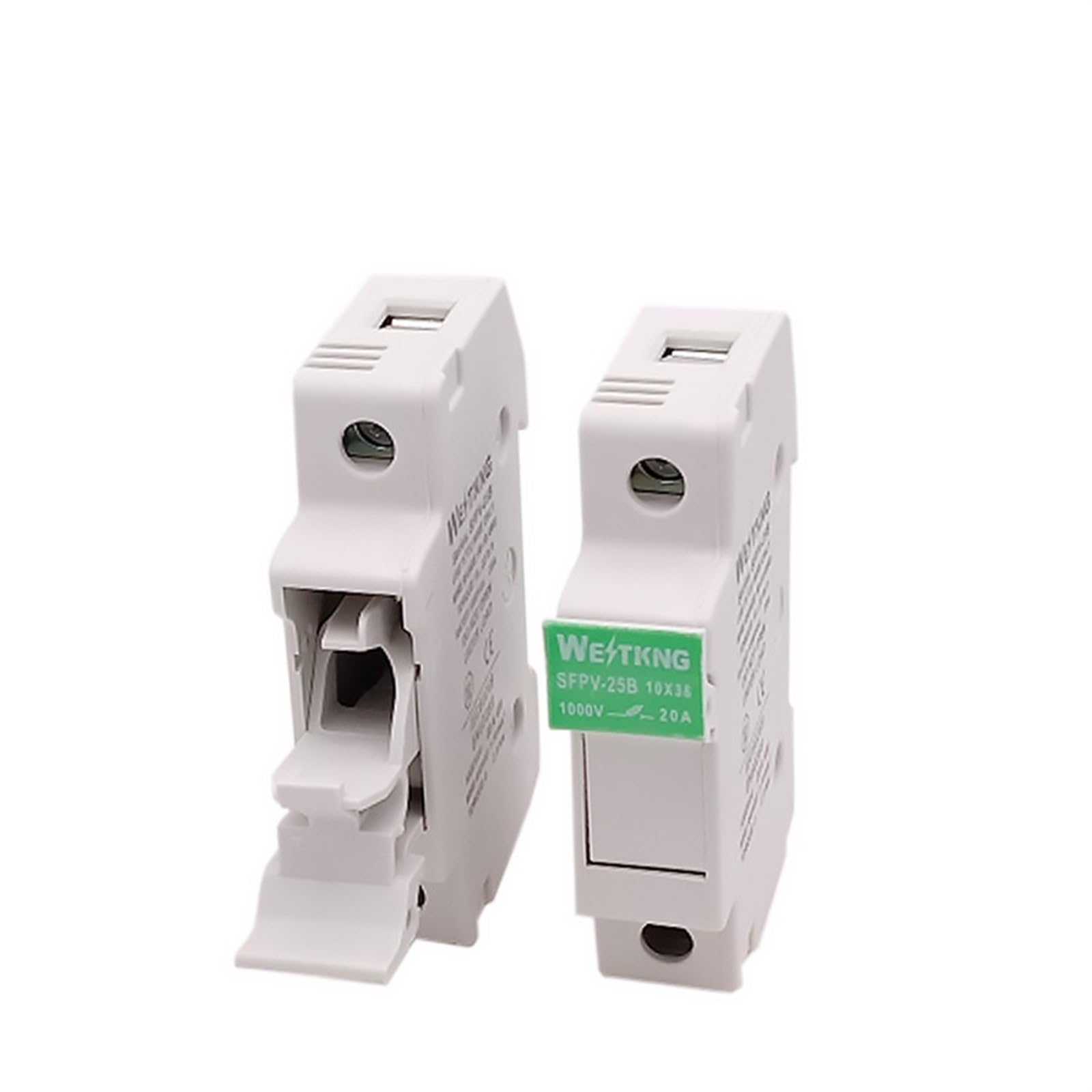 Fotowoltaiczny uchwyt bezpiecznika solarnego z bezpiecznikiem 10 x 38 mm DC 1000 V 1 A 3 A 5 A 15 A 20 A 25 A 32 A bezpiecznik do ochrony instalacji solarnej Combiner Box (5 A, 5 zestawów)
