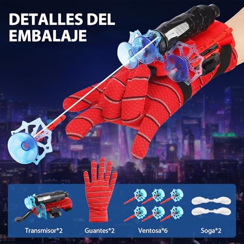La mejor selección de Telaraña spiderman Top 5. 29 telaraña spiderman marca NACOOL (2)