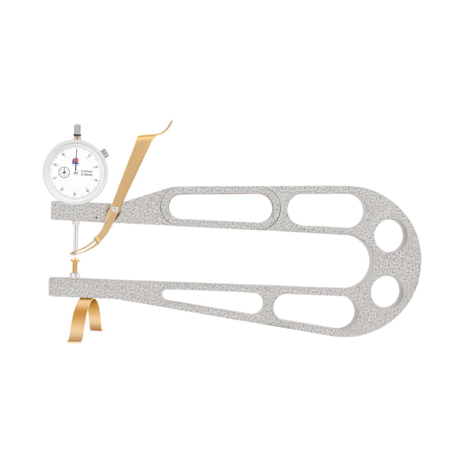 Calibro indicatore a quadrante per violino 0-10 mm, misuratore di spessore preciso, strumenti per la liuteria, comodo per i musicisti. Il misuratore di spessore è adatto per la liuteria.
