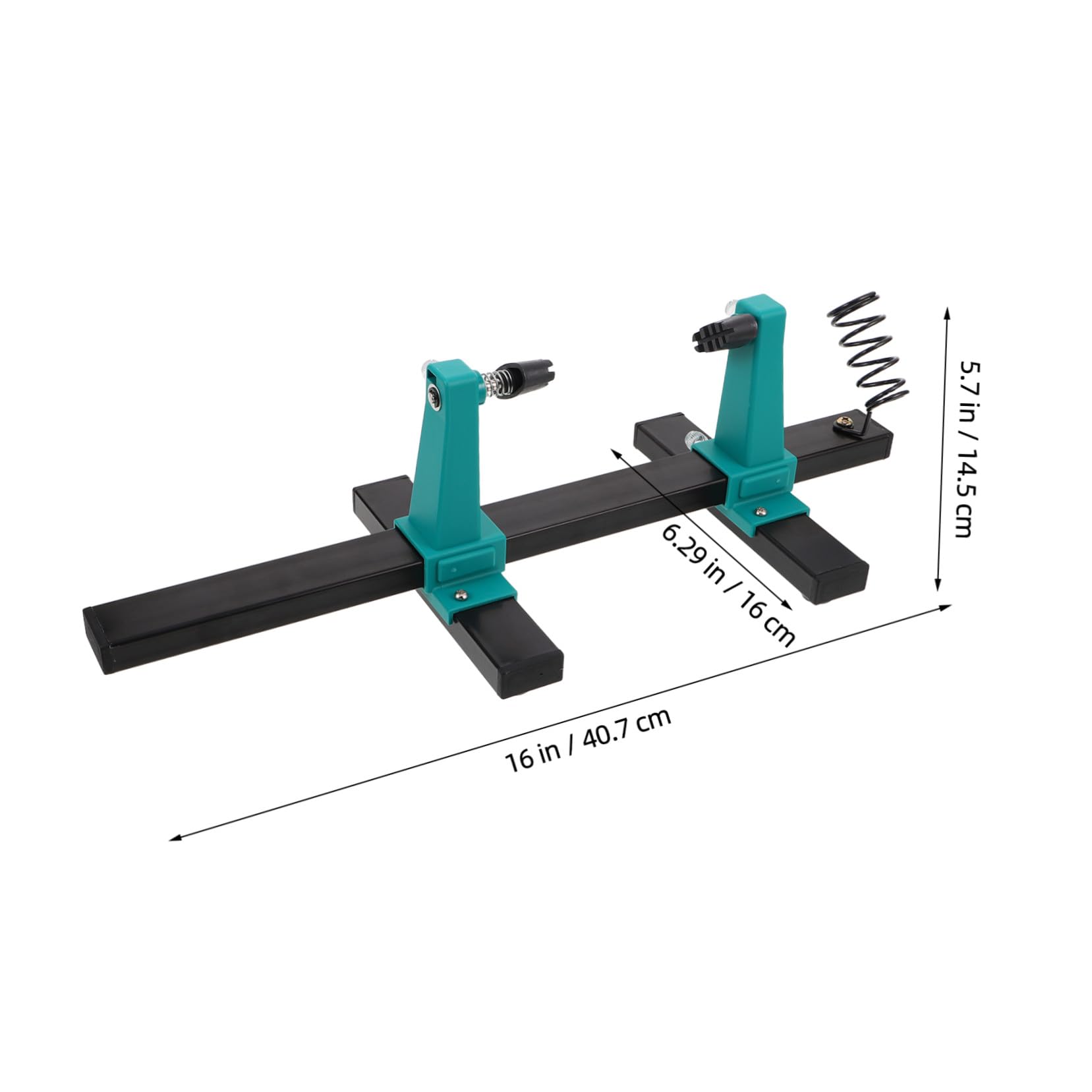 Supporto Pcb Rotante con Base e Porta Saldatore Nero | Supporto per Schede, Metallo e Plastica, Posizionamento Rapido, per Riparazioni Fai-da-te e Laboratori Professionali