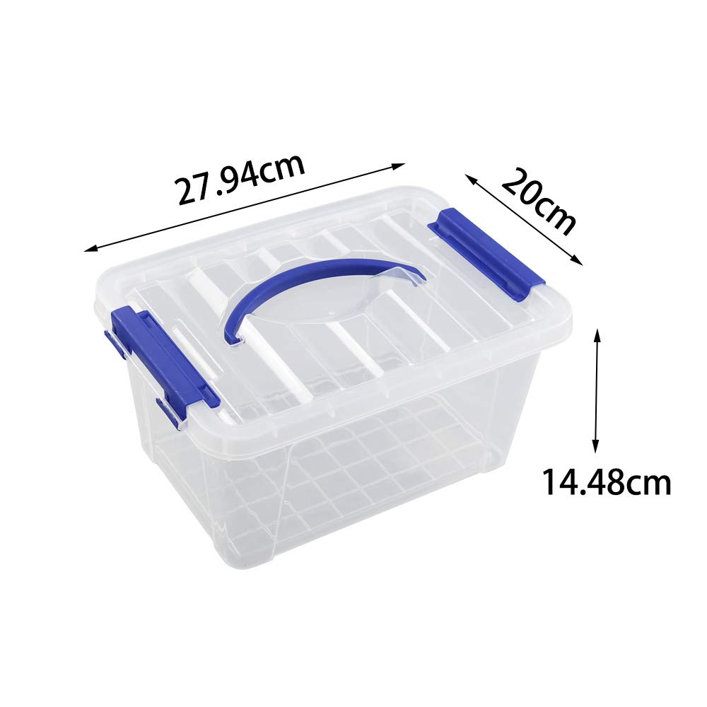 Farmoon Aufbewahrungsboxen aus Kunststoff, Klein Plastikboxen mit Deckel, 6 Packungen