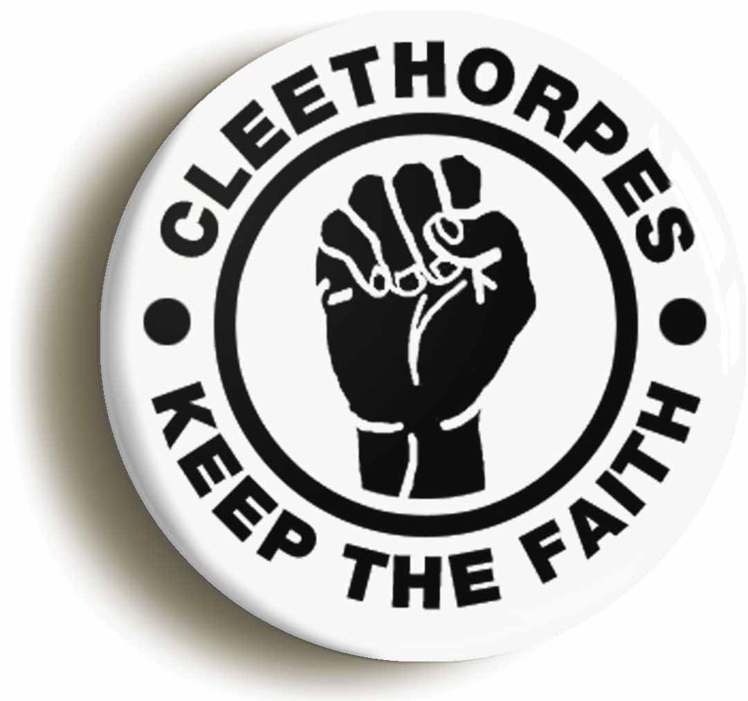 Cleethorpes Keep The Faith Fridge Magnet (Circular 2inch / 50mm Diameter)