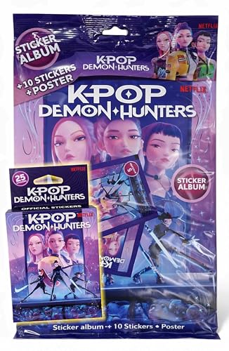 📚 ALBUM FIGURINE K-POP 📚 Album ufficiale dedicato alla collezione K-Pop Demon Hunters per organizzare e conservare le figurine.
