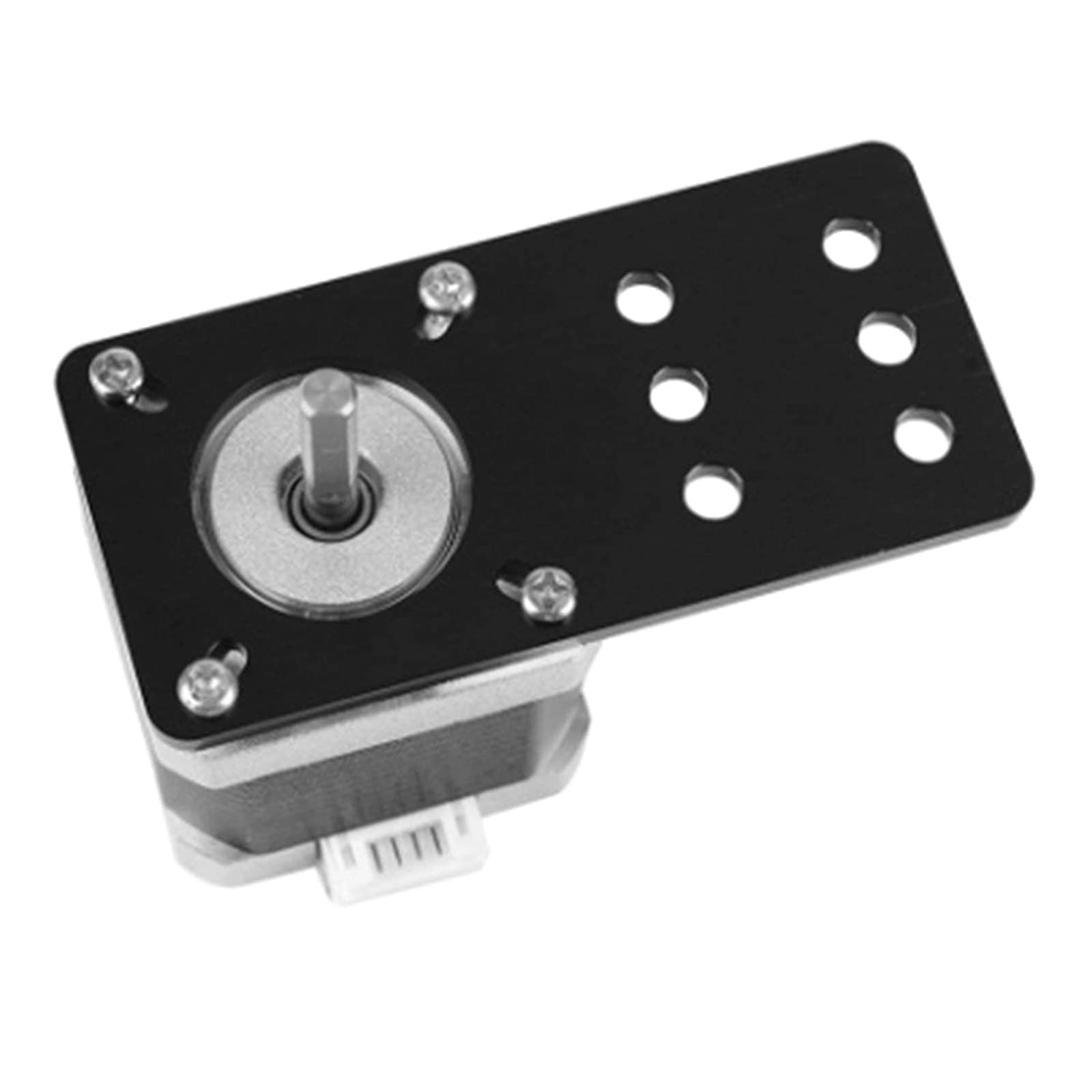 NEMA17 Stepper Motor Mount Plates Black Stepper Motor Aluminum Mounting Plate Accessories Porous