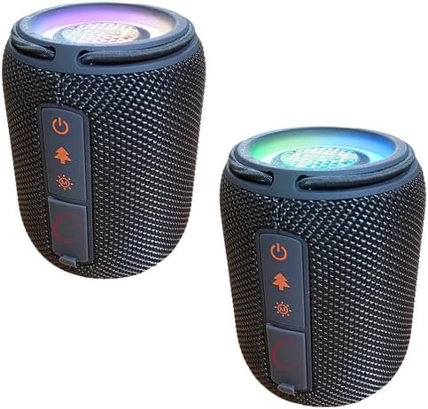 Two G-Tide SV30 speakers side-by-side, illustrating the TWS pairing capability.