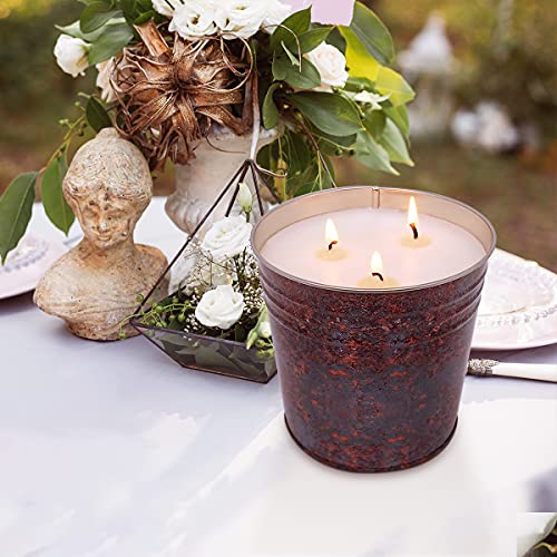 2 Packs Citronella Candle Outdoor Indoor, Large 3-Wick Bucket Candle For Summer, 17 Ounce Lemongrass Soy Wax Candle For Home Garden Patio Yard Balcony #TOP7