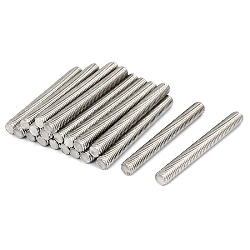 20x Gewindestangen M8x30mm Aus Edelstahl 304 – Metrisches Vollgewinde, 1,25mm Steigung, Für CNC & 3D-Druck