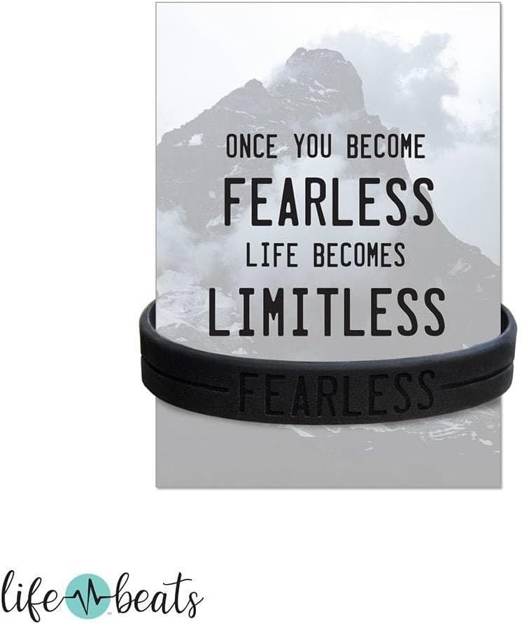 Lifebeats Fearless Silicone Bracelet - Image 4