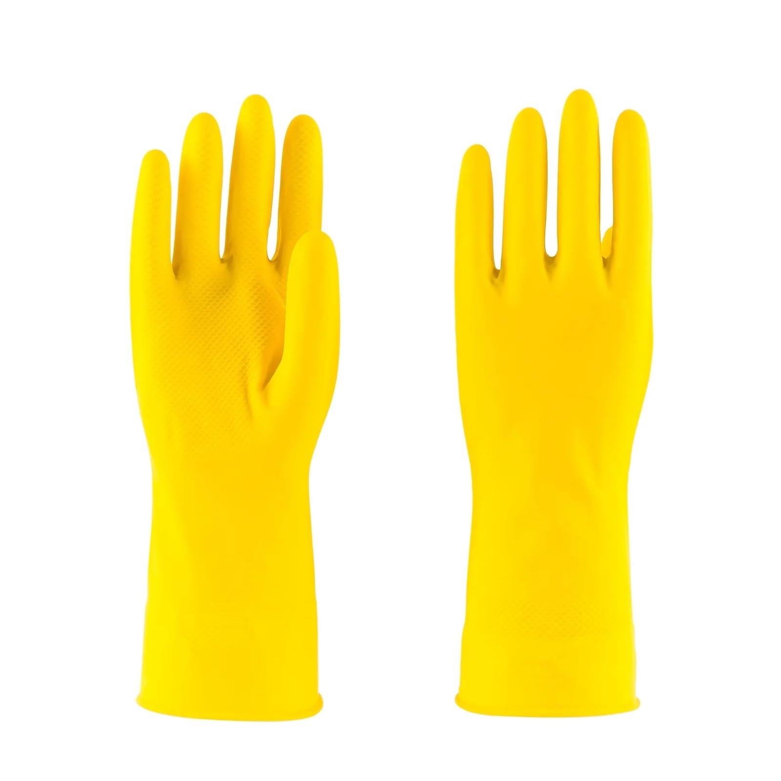 Putzhandschuhe 1 Paar Haushaltshandschuhe Geschirrspülen Haushalt Latexhandschuhe Diamantgriff(S)