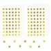 AIEX 1620pcs 1,5cm Star Reward Sticker, Aufkleber Sterne Aufkleber Klebesterne Abnehmbar Reward Decals Folie Mini Star Sticker für Schüler Lehrer Kinder (Gold)