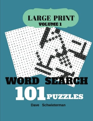 Large Print Volume 1 Word Search 101 Puzzles: Books For Adult (Fun Game ...