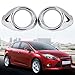 KIMISS Pair of Front Bumper Fog Light Fog Lamp Bezel Cover Trim for Ford Focus 2012-2014