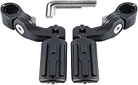 Vista 22 de TCT-MOTORPARTS Kit de montaje de clavijas de pie ajustables en ángulo largo para Harley Touring Road King Street Electra Glide Sporster Dyna