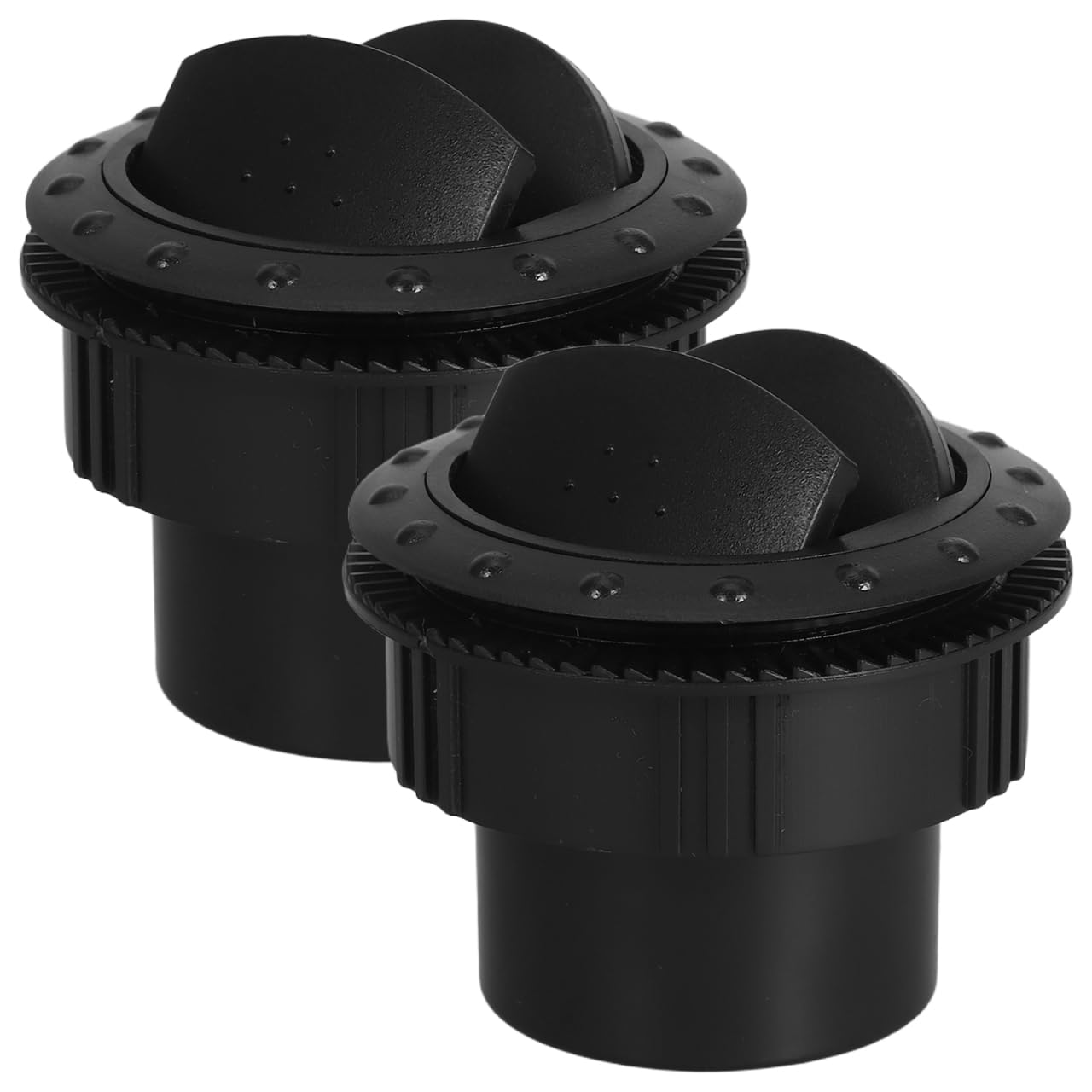 Universeller Lüftungsauslass Für Wohnmobile - 2er Set Schwarz 2,87" Durchmesser