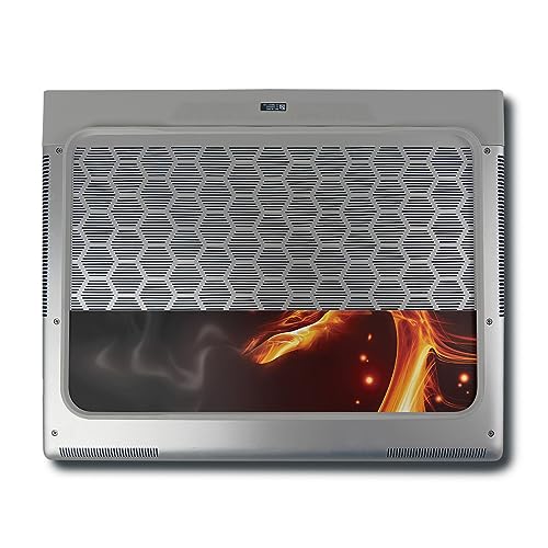 Image of MightySkins Skin Compatible with Alienware X16 R1 (2023) Full Wrap Kit - Flaming Dragon | Protective, Durable, and Unique Vinyl Decal wrap Cover | Easy to Apply & Change Styles | Made in The USA