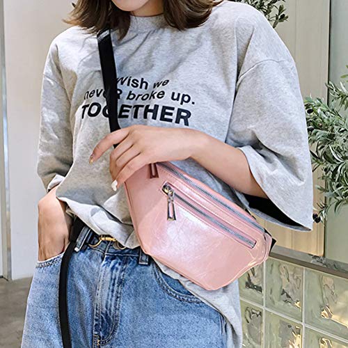 Pochete Tendycoco para esportes ao ar livre, pochete de poliuretano para lazer (verde), Pochetes, ro