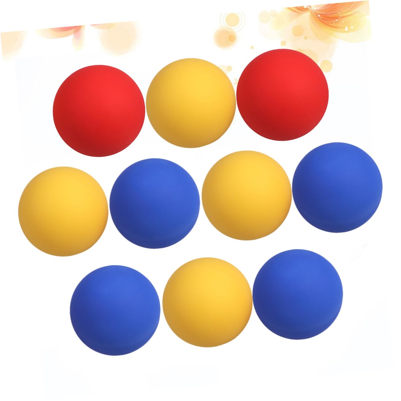 Ipetboom 10 Piezas Bolas de Masaje Profesionales para Tratamiento en Puntos Gatillo, Alivio de Nudos Musculares, Uso Versátil en Yoga, Deporte y Recuperación Muscular Color Aleatorio