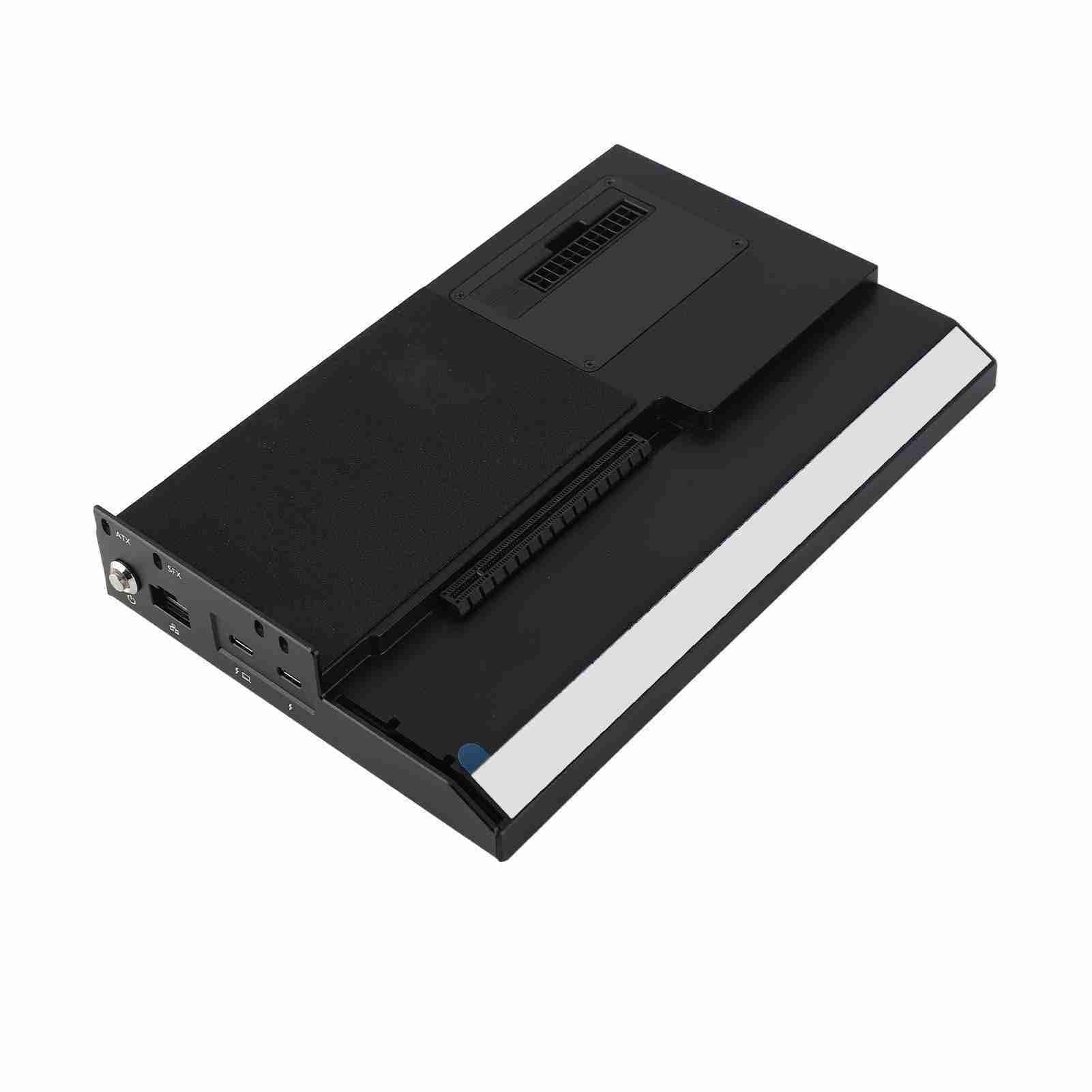 Bewinner Zewnętrzna Stacja Dokująca GPU Wydajna Obudowa GPU USB4.0 40 Gb/s do Konsol do Laptopów Gier Aluminium Czarny 9,96 X 6,38 X 1,61 Cala