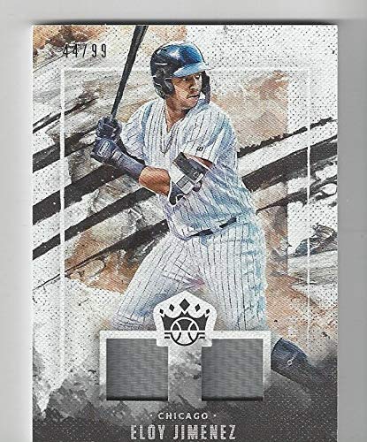 Jonathan Davis Serial Numbered #44/99 Diamond King Materials Materials Collectible Memorabilia Baseball Card - 2019 Panini Diamond Kings Baseball Card #DKM-EJ (Chicago White Sox) Free Shipping