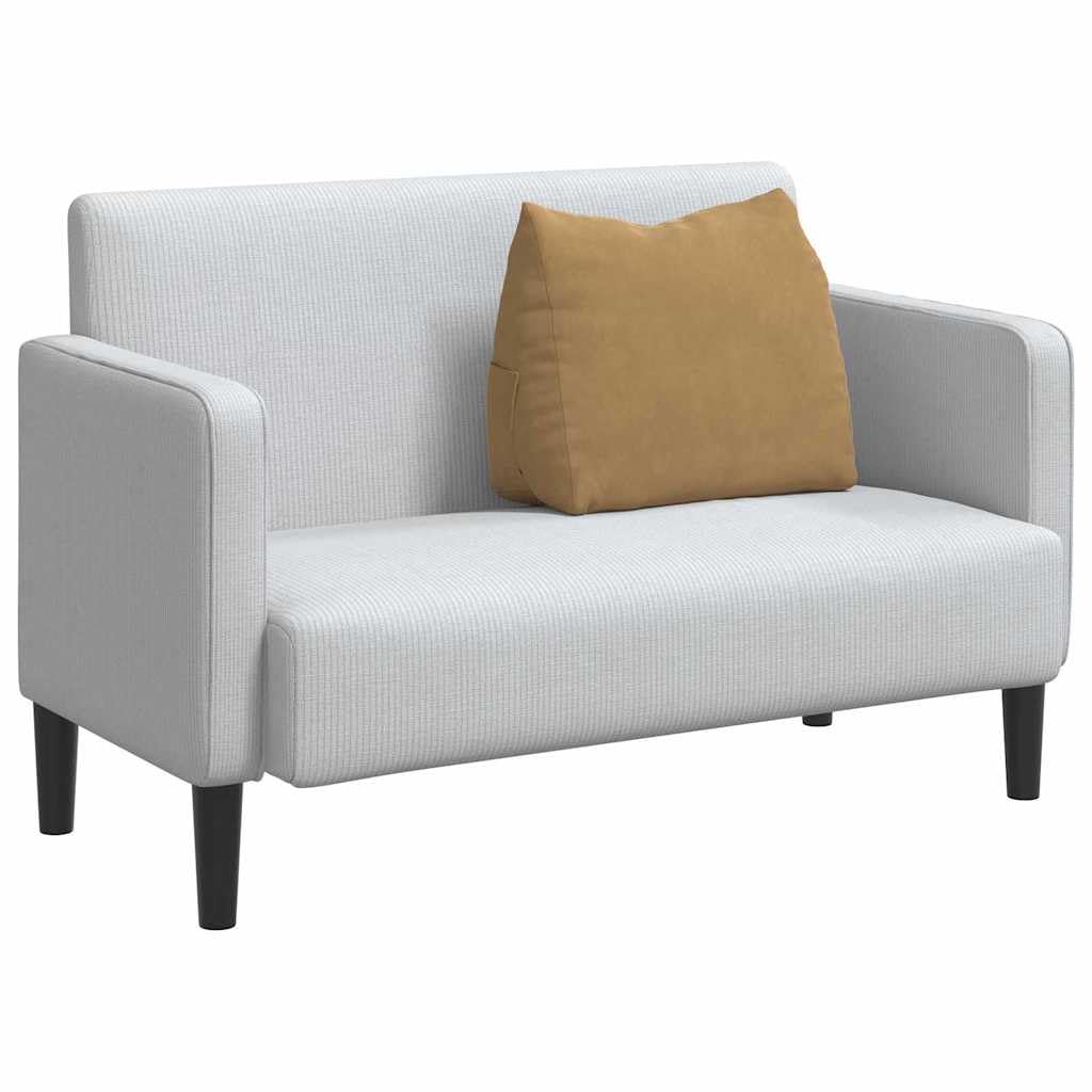 Fengshui Poduszka pod plecy brązowa 60 x 20 x 50 cm tkanina sztruksowa