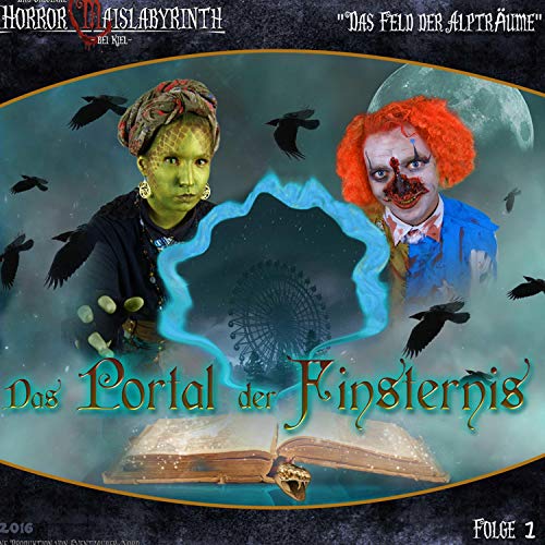 Diseño de la portada del título Das Portal der Finsternis