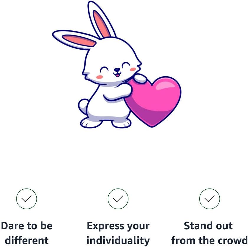 Bunny with Heart Kids' Baseball T-Shirt - Bunny Lovers Gifts - Gifts for Kids