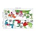 ufengke Pegatinas de Pared Dinosaurio Vinilos Adhesivos Pared Juegos de Futbol Decorativos...