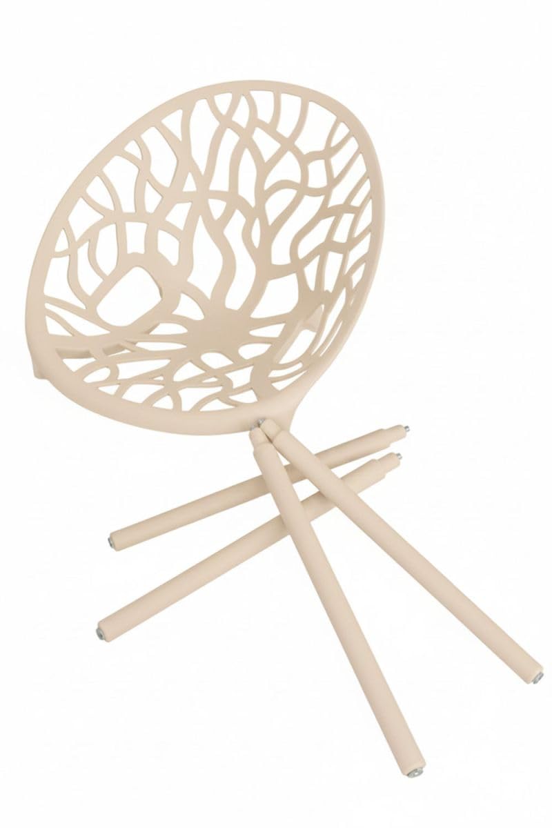Regalos Miguel - Packs Sillas Jardín - Pack 4 Sillas Nido Basic - Beige