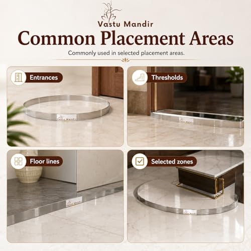Image of Stainless Steel Strip - 1 mm Thick - 1 inch Wide - 8 Feet - Vastu Remedy for West Direction and Toilet Correction