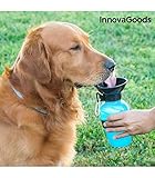 Capacidad aprox.: 550 ml InnovaGoods IG117216 Botella Bebedero de Agua para Perros