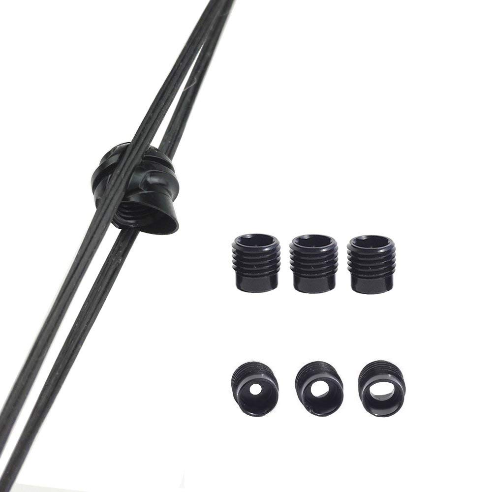 SHARROW Peep Sight 45/37 Grados Vivienda de Aluminio con 3 Piezas Núcleo Interno para Tiro con Arco Compuesto