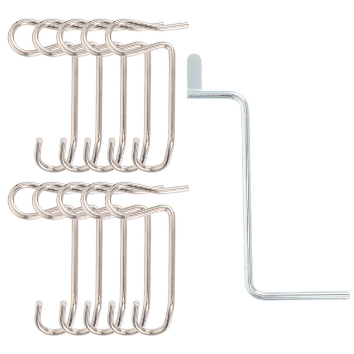 Ciieeo Tensor de Valla Metálica Tensor de Alambre Metálico de Acero Inoxidable Plata para Reparar Cercas y Mantener Estructuras de Vallado, para Bricolaje E Instaladores Profesionales