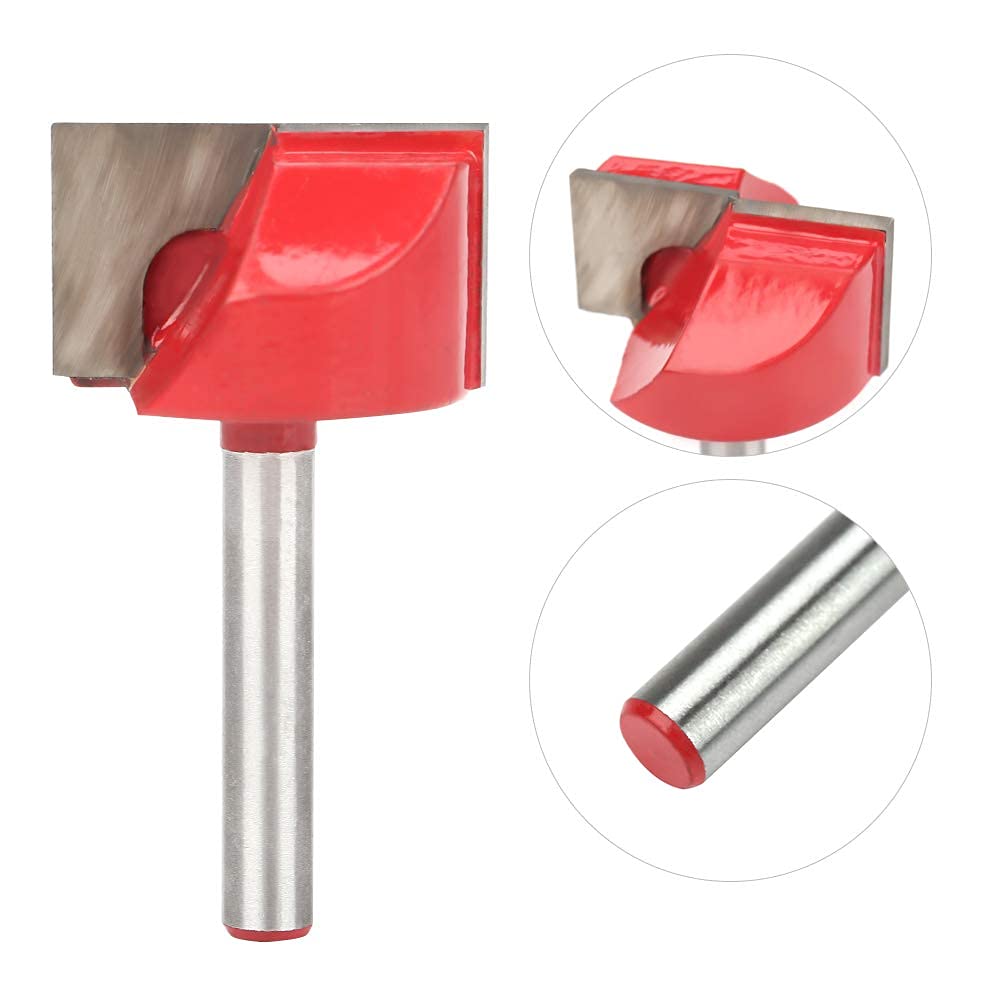 Fraise à Bois CNC, Walfront Outil de Coupe de Machine Tige par le Bas Diamètre de 6 mm(6 * 28)