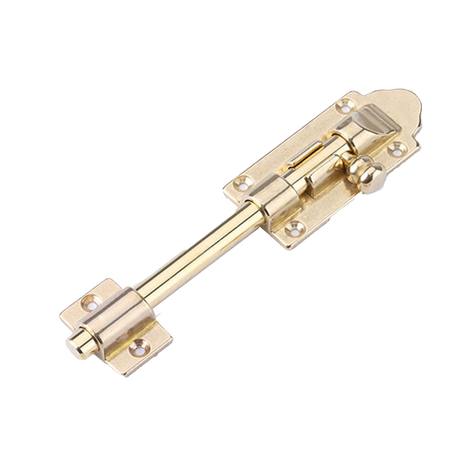 YDHSIKK Door Lock Bolt, Door Cylindrical Sliding Barrel Bolt Latch 10.5x2x4.5cm Antique Copper Mounting Screws(Onecolor,10.5cm)