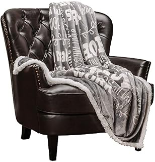 Chanasya Hope and Faith Prayer Inspirational Message Gift Throw Blanket - Posivite Energy