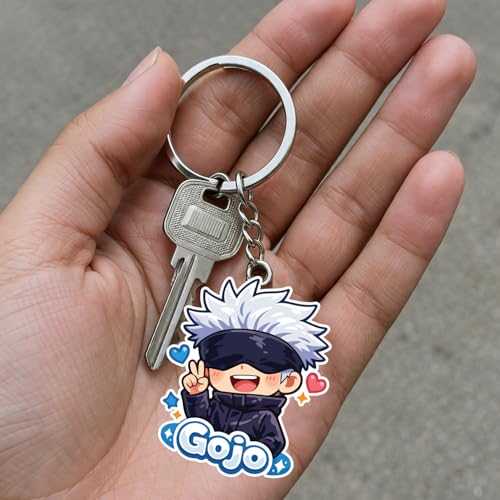 Image of Acrylic Anime & Cartoon Theme Keychain For Bike & Car | Birthday Return Gift For Kids | Gift For Girls & Boys