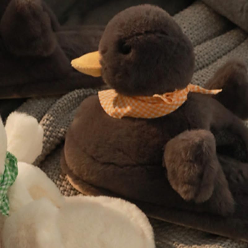 Duck Cotton Slippers Cute Cartoon Home Non-slip Couple Floor Plush Slippers Home4