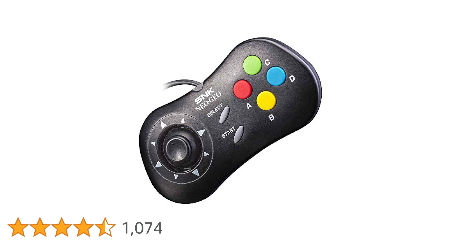NEOGEO - SNK ネオジオミニ パッドNEOGEO mini PAD black 黒×2 NEOGEO Mini Console Official Control Pad Black: neogeo