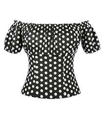 17-black Polka Dot