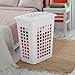 Sterilite 4 Pack Rectangular LiftTop Laundry Hampers, Plastic Clothes Basket with Lid
