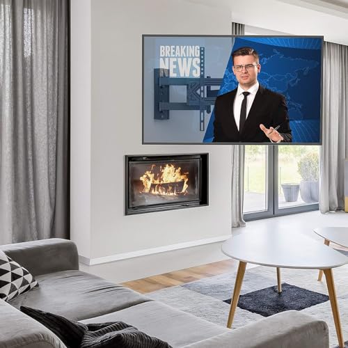 HONEY PLAY BOX Suporte Articulado de Parede Para TVs Planas e Curvas de 32'' a 65'' com Peso Máx
