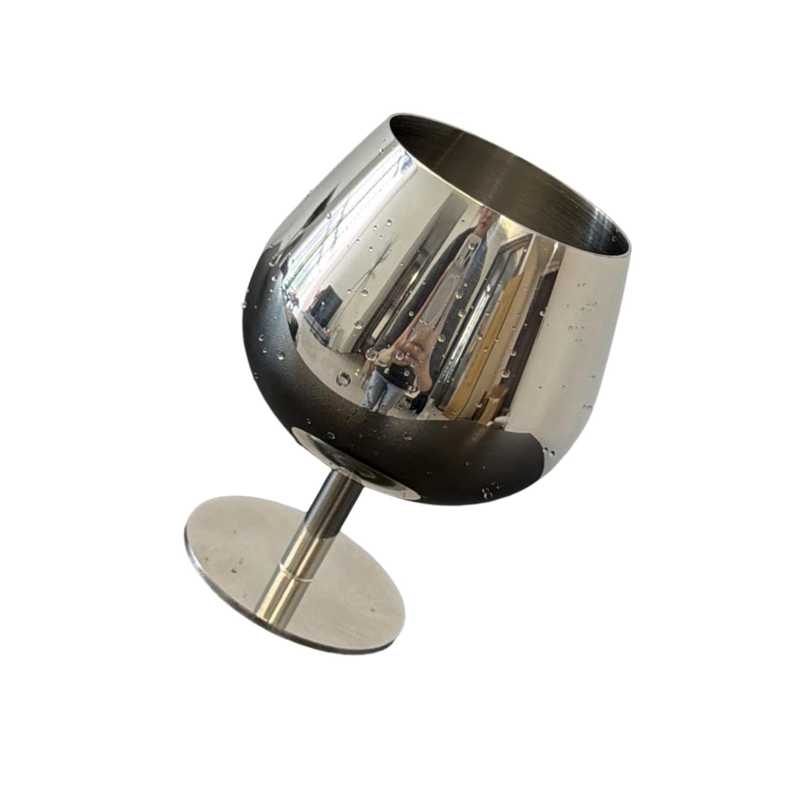 HZBB Modern Stainless Steel Serving Goblet Cup for Desserts and Sundae, Ideal for Restaurants and Gatherings Stainless Steel Dessert Cup