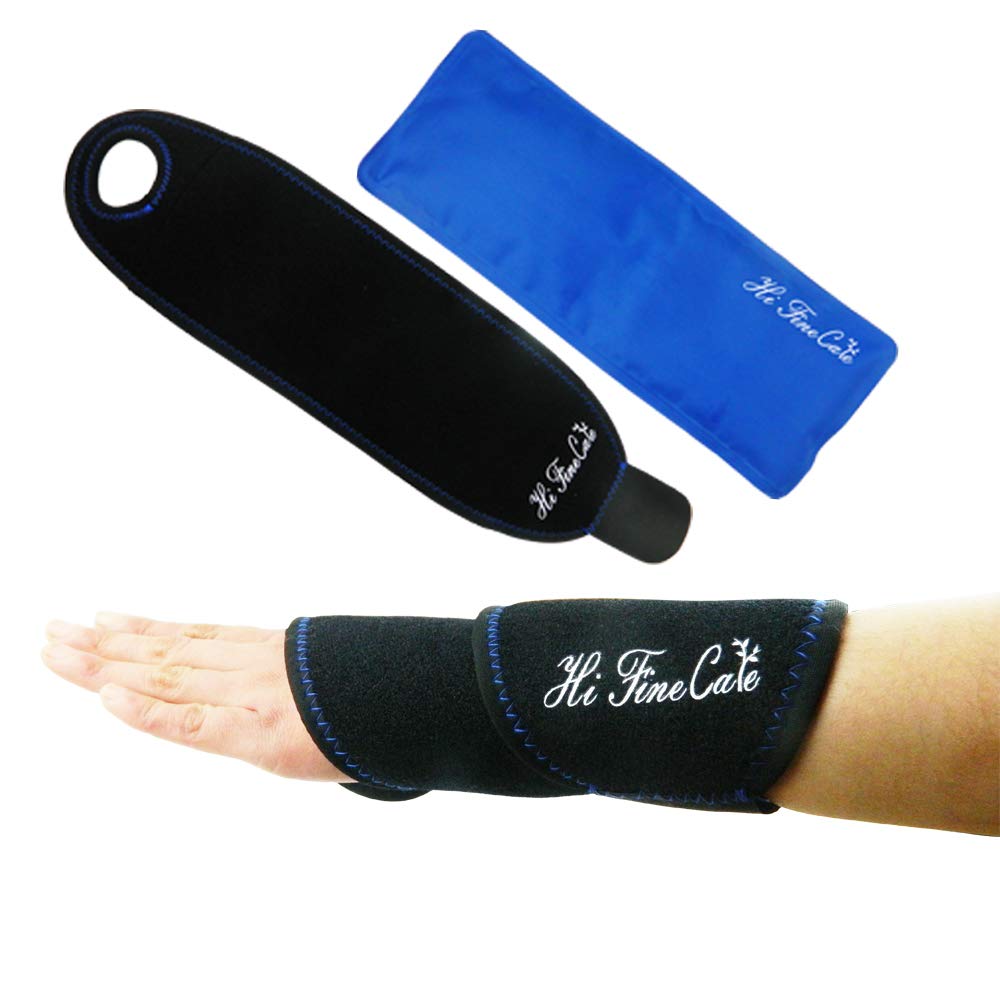 Buy Wrist Ice Gel Pack Wrap (2 Count) Hot/Cold Hand Therapy for
