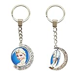 [PMKOEW] アナと雪の女王 キーホルダー 鍵掛け飾り キーホルダー キーリング 車の キークリップ 多機能 キーチェーン バックパックの装飾品 キーリング カラビナ 車用キーチェーン [並行輸入品]